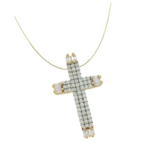 Pingente De Crucifixo Microzirconia