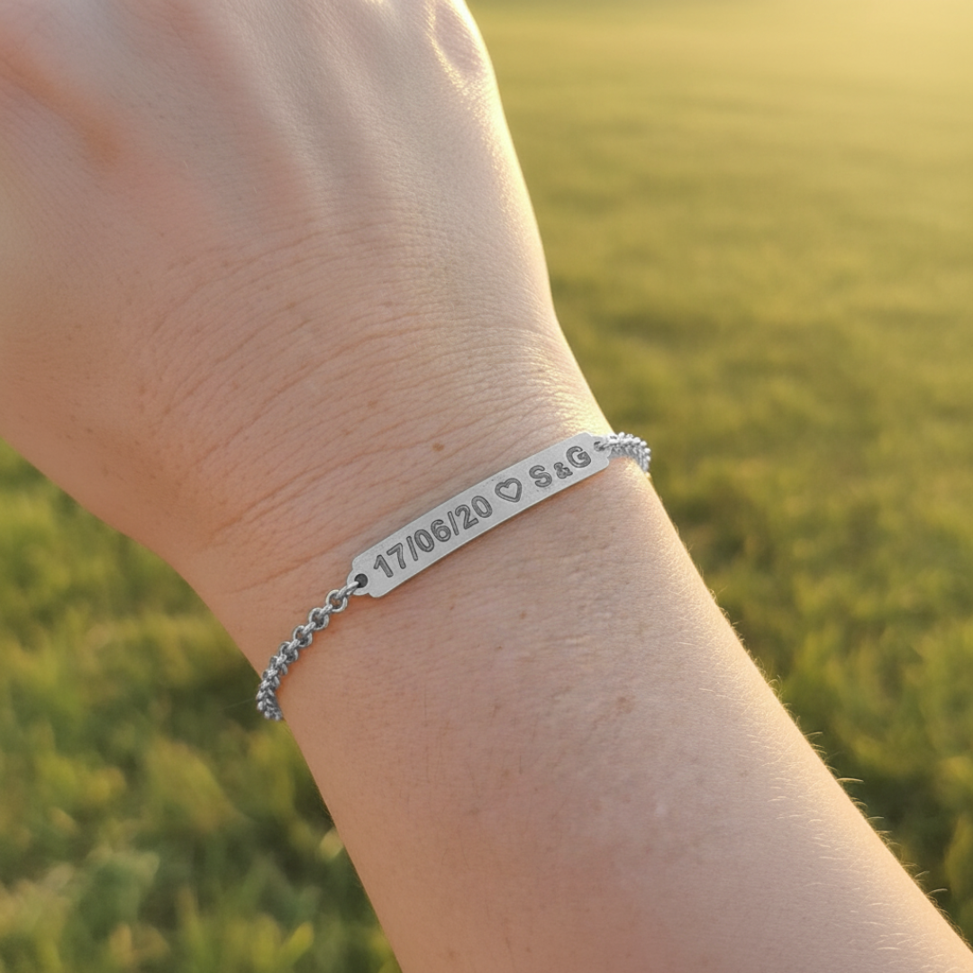 Pulseira Placa Casal - Imagem 5