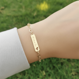 Pulseira Coração Vazado Feminina