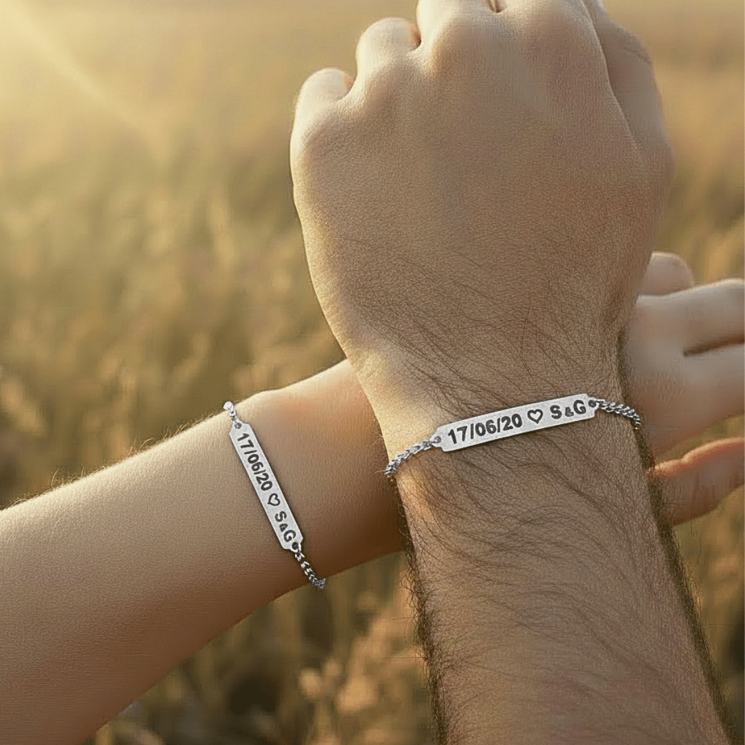 Pulseira Placa Casal - Imagem 3